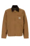 Carhartt Wip Caramel Cotton Detroit Jacket In Brown