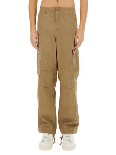 Carhartt Wip Cargo Pants In Beige