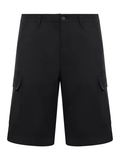 Carhartt Wip Cargo Shorts In Black