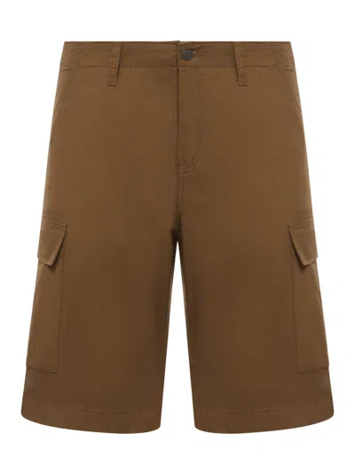 Carhartt Wip Cargo Shorts In Brown