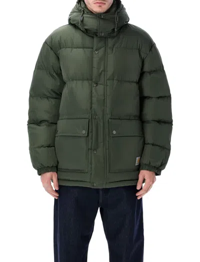 Carhartt Wip  Wip Brent Technical Jacket With Removable Hood In Green