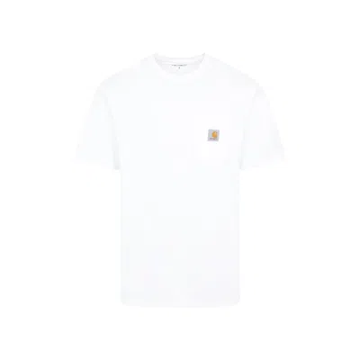 Carhartt Wip  Wip Cotton Pocket T-shirt In White