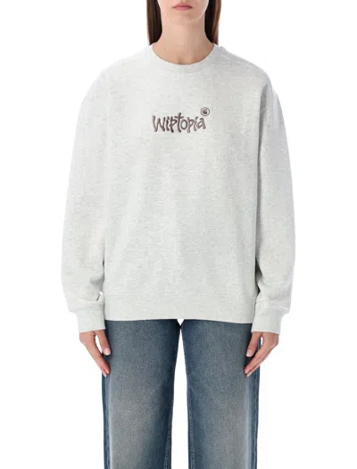 CARHARTT CARHARTT WIP CARHARTT WIP GREY W’ WIPTOPIA SCRIPT SWEATSHIRT