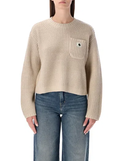 Carhartt Wip  Wip Mira Wool-blend Sweater In Neutral
