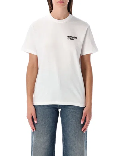 Carhartt Wip  Wiptopia White Cotton T-shirt