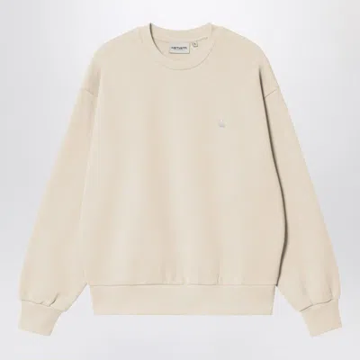 Carhartt Wip Casey Sweatshirt Natural/silver In Neutral