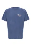 Carhartt Work In Progress Catalogue Oversize Organic Cotton Graphic T-shirt In Blue