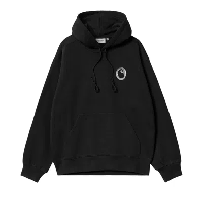 Pre-owned Carhartt Wip Charm Link Hoodie 'black/silver' | Men's Size Xl