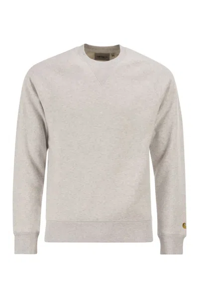 Carhartt Wip Chase - Crew Neck Sweatshirt In Gray