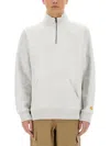 Carhartt Chase Half-zip Sweatshirt In Grey