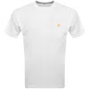 Carhartt Logo-embroidered Crew-neck T-shirt In White