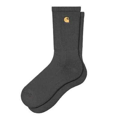 Carhartt Wip Chase Socks Porphyry In Black
