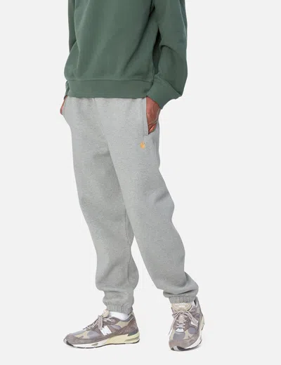 Carhartt Gray Chase Sweatpants In Grey