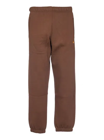 Carhartt Chase Track Pants In Brown