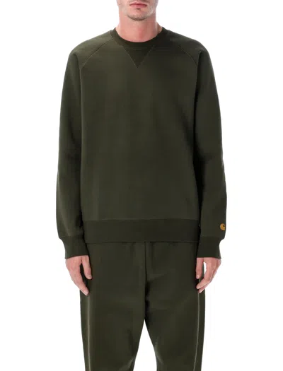 Carhartt Wip Chase Sweatshirt In Green