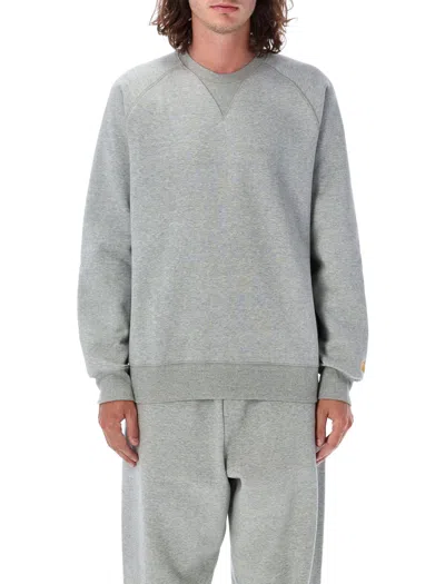 Carhartt Wip Chase Sweatshirt In Gray