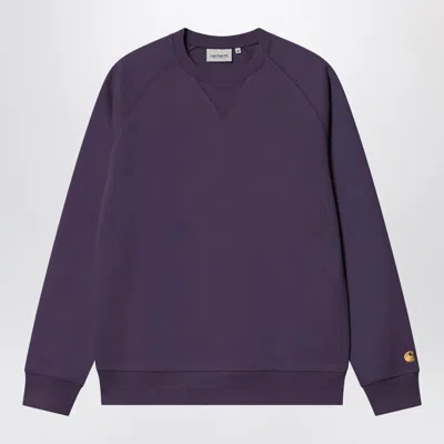 CARHARTT CARHARTT WIP  CHASE SWEATSHIRT LOKERS/GOLD IN COTTON BLEND