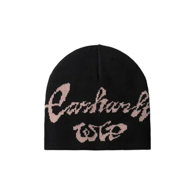 Pre-owned Carhartt Wip Chedda Beanie 'black' | Men's Size Onesize