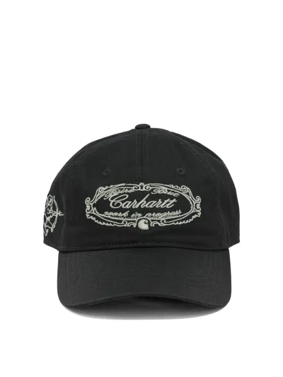 Carhartt Chez Logo-embroidered Baseball Cap In Black