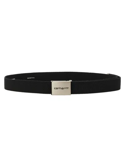 Carhartt Wip Cintura Con Clip In Black