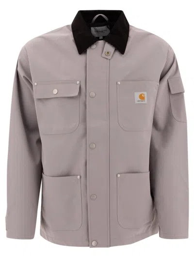 Carhartt Wip "clapton" Jacket In Brown