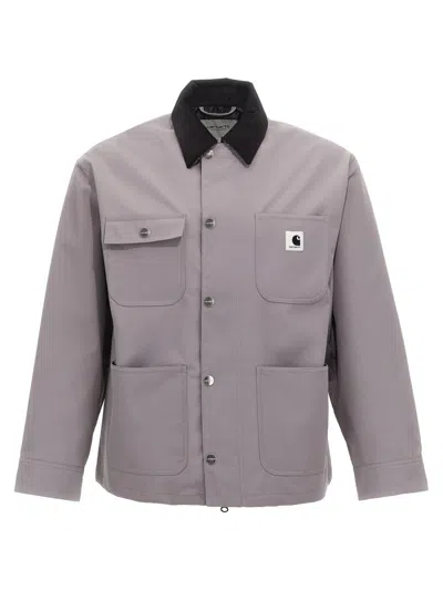 Carhartt Wip 'clapton' Jacket In Gray