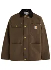 Carhartt Work In Progress Clapton Water Repellent Nylon Jacket In Khaki