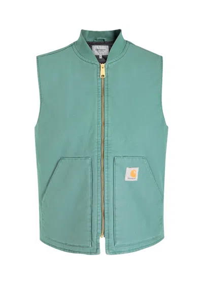 Carhartt Wip Classic Canvas Gilet In Blue