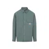 Carhartt Reno Shirt With Buttoned Cuffs And Pockets In Green