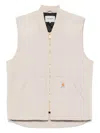 Carhartt Dearborn Canvas Classic Vest In 2or4o Dusky Beige