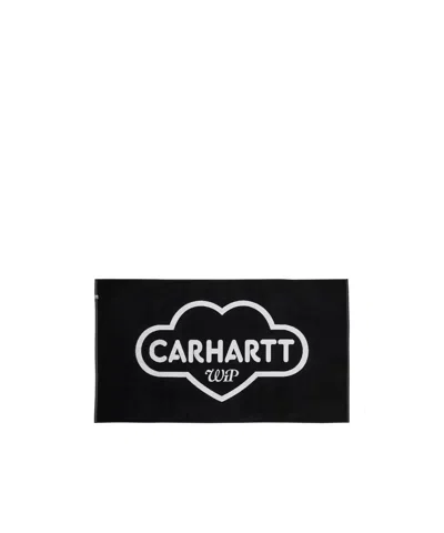 Carhartt Wip Cloud Heart Towel In Black