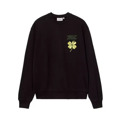 Pre-owned Carhartt Wip Clover Sweatshirt 'black' | Men's Size M