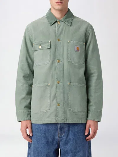 Carhartt Wip Coat Men Color Green In Multi