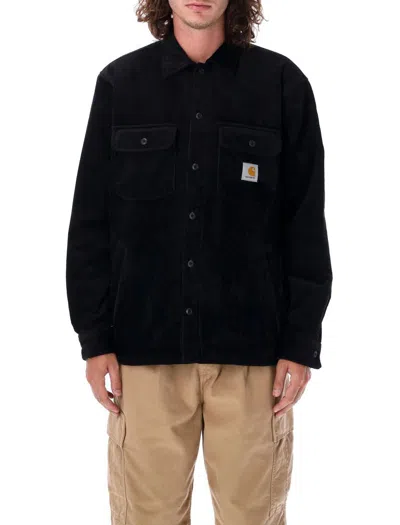 Carhartt Wip Classic Button-up Shirt Jacket In Black