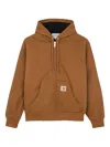 Carhartt Long-sleeved Casual Jacket In Brown