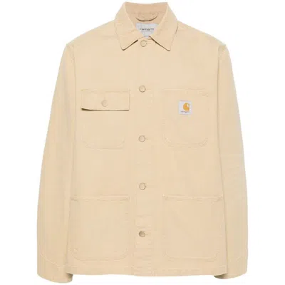 Carhartt Michigan Organic Cotton Shirt Jacket In Neutrals