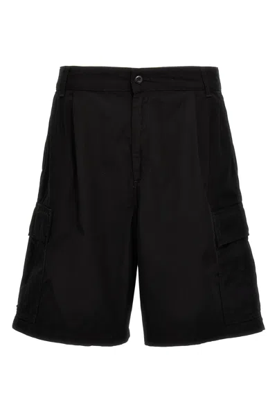 Carhartt Wip 'cole Cargo' Bermuda Shorts In Black