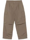 Carhartt Cole Straight-leg Cotton-twill Cargo Trousers In Tortora