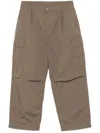 Carhartt Cole Straight-leg Cotton-twill Cargo Trousers In Tortora