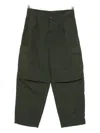 Carhartt Cargo Trousers With Belt Loops And Multiple Pockets In Green