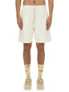 Carhartt Bermuda Shorts In Cotton In White