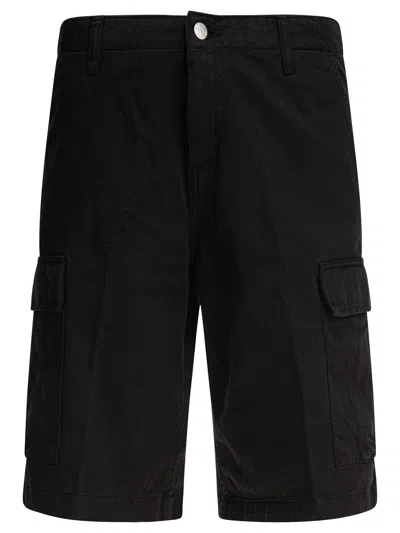 Carhartt Wip Cotton Black Shorts