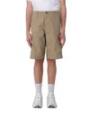 Carhartt Wip Cotton Cargo Bermuda Shorts In Brown