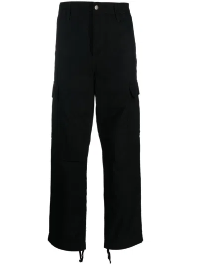 Carhartt Straight-leg Cargo Trousers In Black