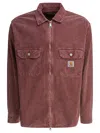 Carhartt Reynold Denim Overshirt In Pink