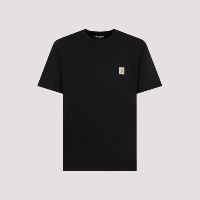 Carhartt Loose Fit Heavyweight Short Sleeve Pocket T-shirt In Black