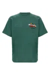 Carhartt Work In Progress Crab Paint Organic Cotton Graphic T-shirt In Green