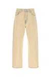 Carhartt Wip Cream Denim Landon Jeans In Yellow