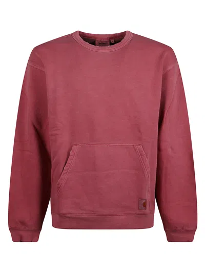 Carhartt Wip Crewneck Sweatshirt In Red