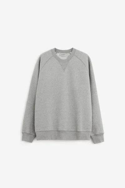 Carhartt Wip Crewneck Sweatshirts In Grey